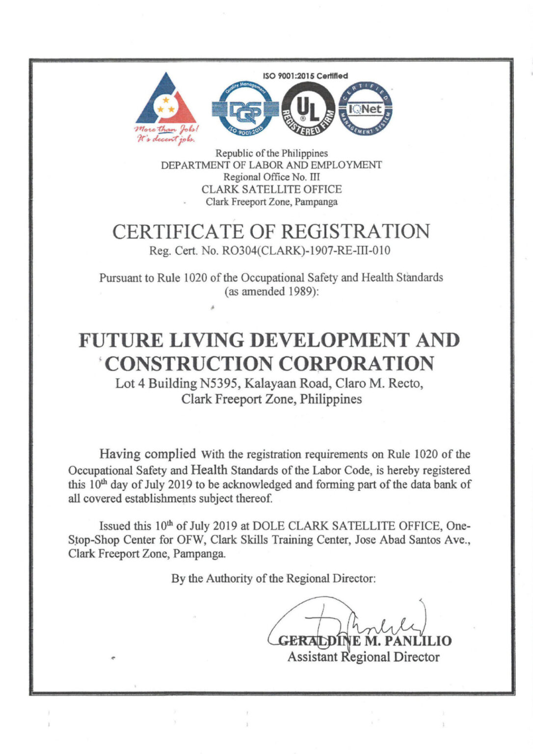 Future living development and construction corporation